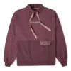 Sweat-shirt Tapesyt Crew, tailles asiatiques « Dark Mauve »