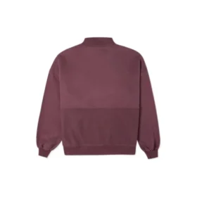 Sweat-shirt Tapesyt Crew, tailles asiatiques « Dark Mauve »