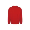 Sweat-shirt unisexe à col rond avec logo imprimé Rouge