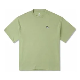 T-shirt ample avec patch Go-To Sneaker, tailles asiatiques « Vert Vitalité »