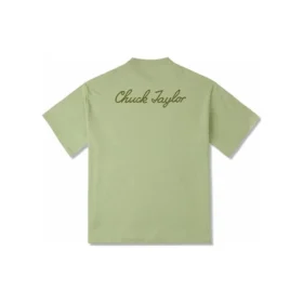 T-shirt ample avec patch Go-To Sneaker, tailles asiatiques « Vert Vitalité »