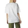 T-shirt ample en maille Areca Palm, tailles asiatiques « White Black »