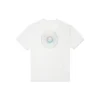 T-shirt ample à manches courtes Converse Printing Sports Knit pour homme, blanc