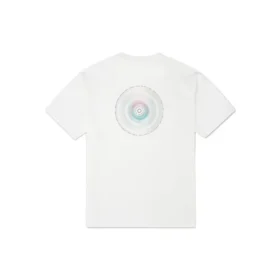 T-shirt ample à manches courtes Converse Printing Sports Knit pour homme, blanc