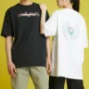 T-shirt ample à manches courtes Converse Printing Sports Knit pour homme, blanc