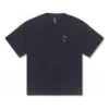 T-shirt ample à motif étoile et chevrons, taille asiatique, couleur « Noir »