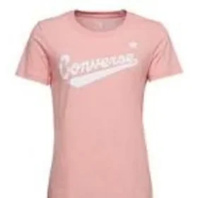 T-shirt avec logo au centre devant, tailles asiatiques « Rose Blanc »