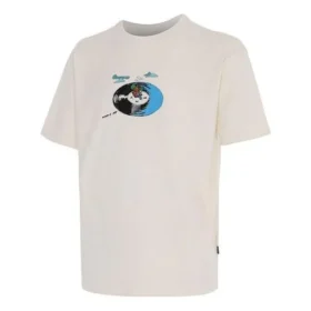 T-shirt avec logo Disk Jockey, tailles asiatiques « Blanc »