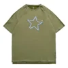 T-shirt avec logo One Star, tailles asiatiques « Vert olive »