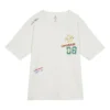 T-shirt avec logo « Put-a-Smile-On-Your-Face » – Tailles asiatiques « Blanc »