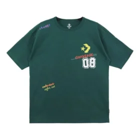 T-shirt avec logo « Put-a-Smile-On-Your-Face » – Tailles asiatiques « Vert »