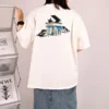 T-shirt avec logo skateboard, tailles asiatiques « Blanc »