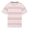 T-shirt avec logo Wordmark, tailles asiatiques « Rose »