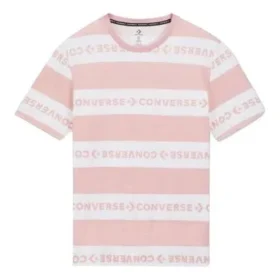 T-shirt avec logo Wordmark, tailles asiatiques « Rose »