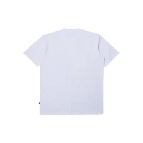 T-shirt blanc à manches courtes respirant pour homme Converse avec imprimé visage souriant