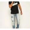 T-shirt casual à manches courtes Converse pour homme, imprimé « Loose Alphabet », noir