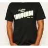 T-shirt casual à manches courtes Converse pour homme, imprimé « Loose Alphabet », noir