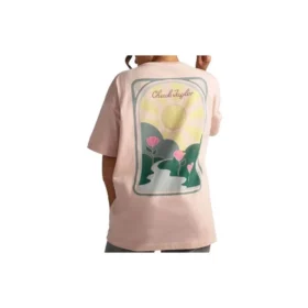 T-shirt Chuck Taylor High Summer Art OS, tailles asiatiques « Rose sauge »