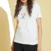 T-shirt classique Sun Fill Star Chevron, tailles asiatiques, « Blanc »