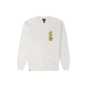T-shirt à col rond avec imprimé YOTR, tailles asiatiques « Egret »