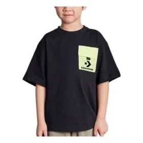 T-shirt à col rond avec logo, tailles asiatiques « Noir »