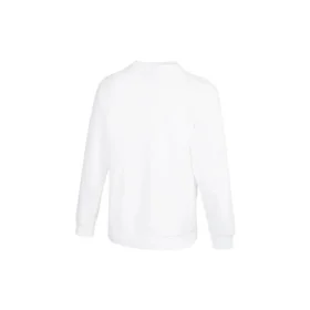 T-shirt à col rond avec motif étoile et chevrons brodés, coupe asiatique « Blanc »