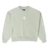 T-shirt à col rond Chain Stitch, tailles asiatiques « Vert clair »
