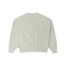 T-shirt à col rond Chain Stitch, tailles asiatiques « Vert clair »