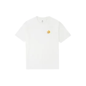 T-shirt à col rond et manches courtes blanc avec logo Converse pour homme