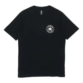 T-shirt à col rond et manches courtes Chuck Taylor All Star Logo Printing « Noir »