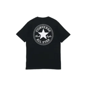 T-shirt à col rond et manches courtes Chuck Taylor All Star Logo Printing « Noir »