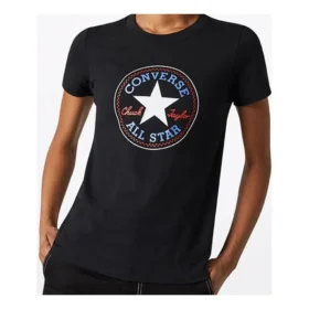 T-shirt à col rond et manches courtes Chuck Taylor All Star « Noir »