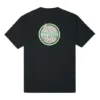 T-shirt à col rond et manches courtes Converse Logo Printing pour homme, noir