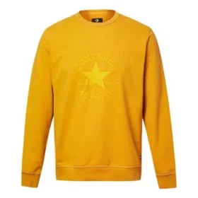 T-shirt à col rond pour homme Converse avec logo imprimé, jaune