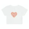 T-shirt Colourful Heart, tailles asiatiques « Blanc »