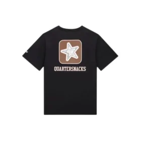 T-shirt Cons x Quartersnacks – Tailles asiatiques « Noir »