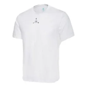 T-shirt Converse Pattern Sports à col rond et manches courtes, blanc, pour homme