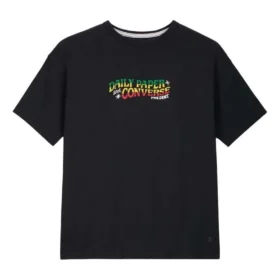T-shirt Converse x Daily Paper Gold Standard, tailles asiatiques, « Noir »