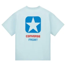 T-shirt Converse x Fragment, tailles asiatiques « Corydalis Blue »