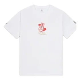T-shirt Converse x LFC, tailles asiatiques « Blanc »