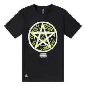 T-shirt Converse x NEIGHBORHOOD, tailles asiatiques « Noir »
