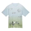 T-shirt Converse x Peanuts Cloud Watching, tailles asiatiques « Bleu-vert »