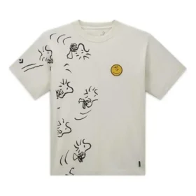 T-shirt Converse x Peanuts Shapes, tailles asiatiques « Beige »