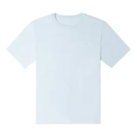T-shirt à coupe standard Go-To avec motif étoile et chevrons brodés – Tailles asiatiques « Bleu clair »