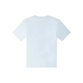 T-shirt à coupe standard Go-To avec motif étoile et chevrons brodés – Tailles asiatiques « Bleu clair »