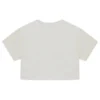 T-shirt court rétro Chuck, tailles asiatiques « Egret »
