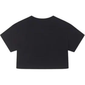 T-shirt court rétro Chuck, tailles asiatiques « Noir »