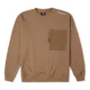T-shirt Cozy Utility Crew, tailles asiatiques « Marron »