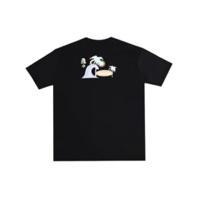 T-shirt d&rsquo;été pour la plage, tailles asiatiques « Noir »