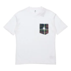 T-shirt décontracté à manches courtes et poche pour homme, blanc T-shirt décontracté à manches courtes et poche pour homme, blanc